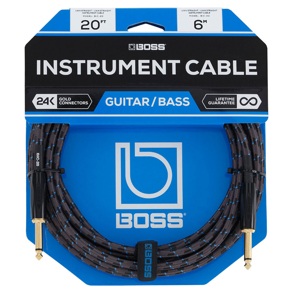 BOSS BIC-20 6m SS ギターケーブル