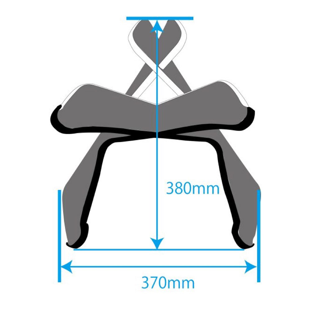 KIKUTANI GS-02 ギタースタンド サイズ