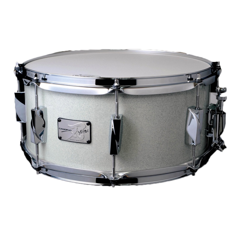 CANOPUS JSB-1465 刃 II Birch Snare Drum Ice White Sparkle LQ スネアドラム(カノウプス  ヤイバ2 バーチ スネアドラム) 全国どこでも送料無料の楽器店