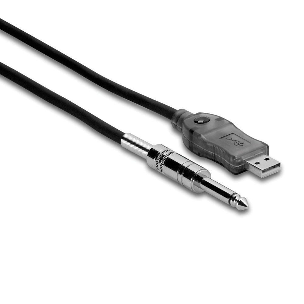Hosa USQ-110 3m TRACKLINK USBインターフェイス モノラルフォンオス-USBタイプA