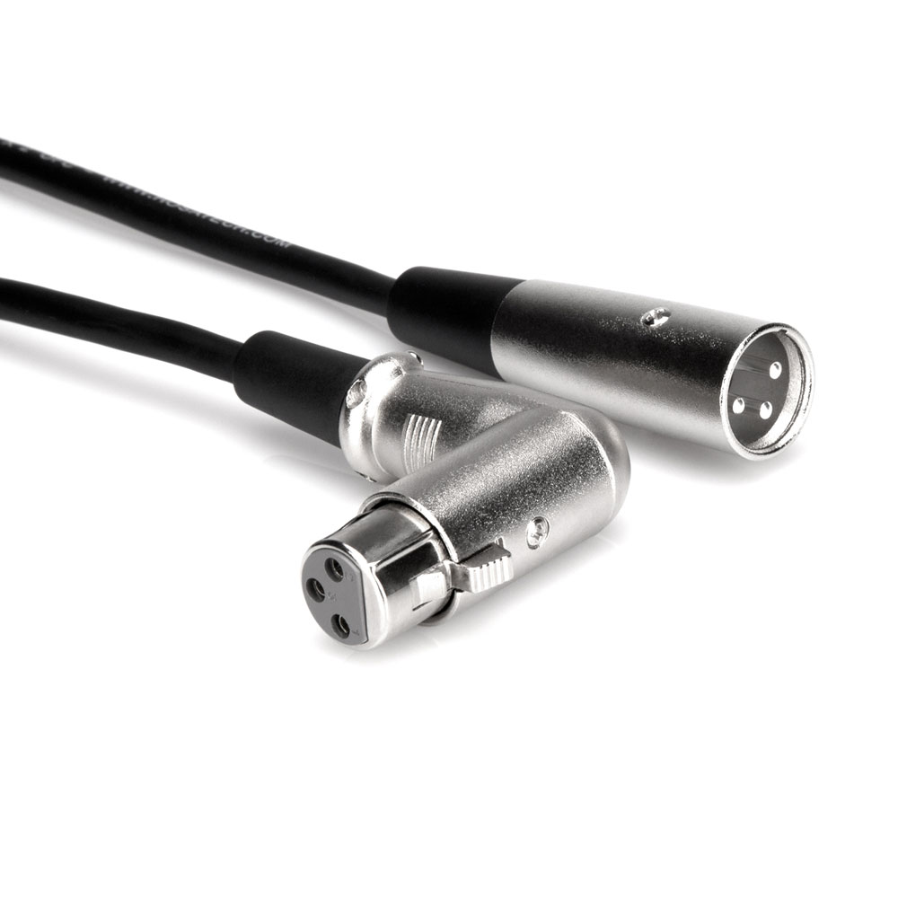 Hosa XFF-105 1.5m L型XLRキャノンメス-XLRキャノンオス オーディオケーブル