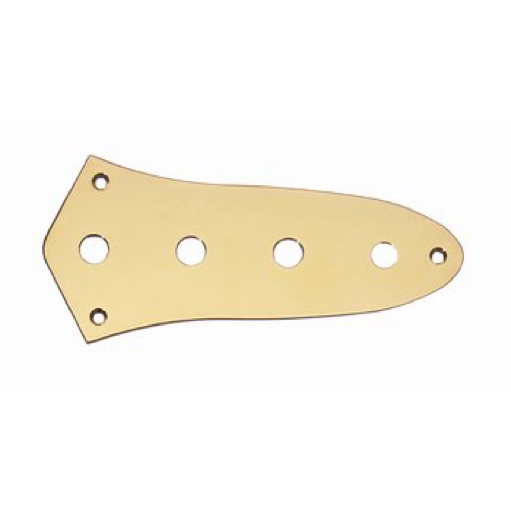 ALLPARTS HARDWARE 6507 Gold Control Plate for Jazz Bass ジャズベース用コントロールプレート