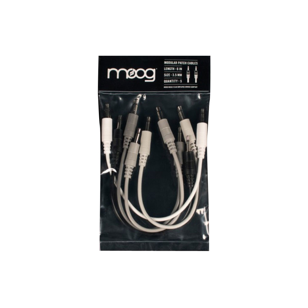 moog Mother-32 Cable Set 5 6 IN 6インチパッチケーブル 5本セット