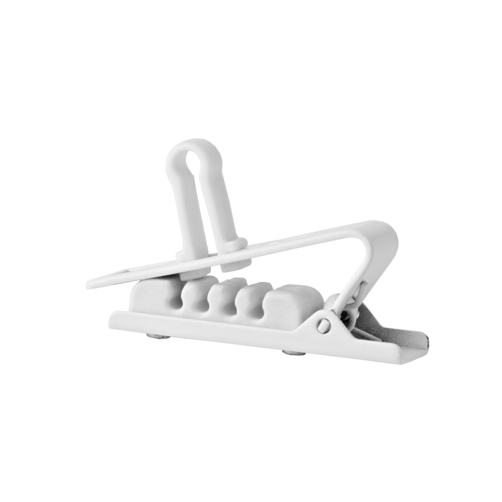 AKG H2 CROCO CLIP ピンチ式衣服クリップ 白 5個入り