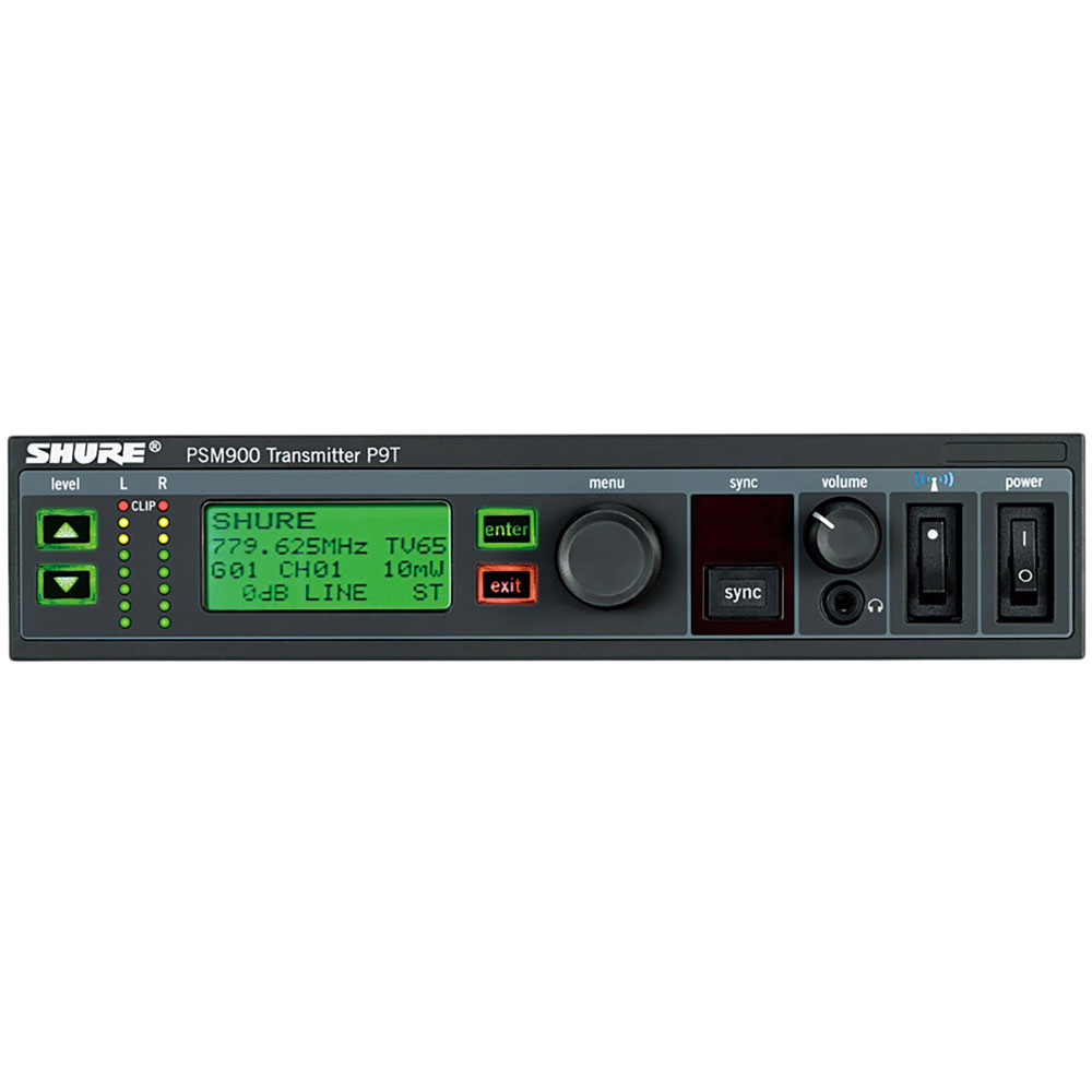 SHURE P9T-K1 インイヤーモニターシステム シングルチャンネル送信機