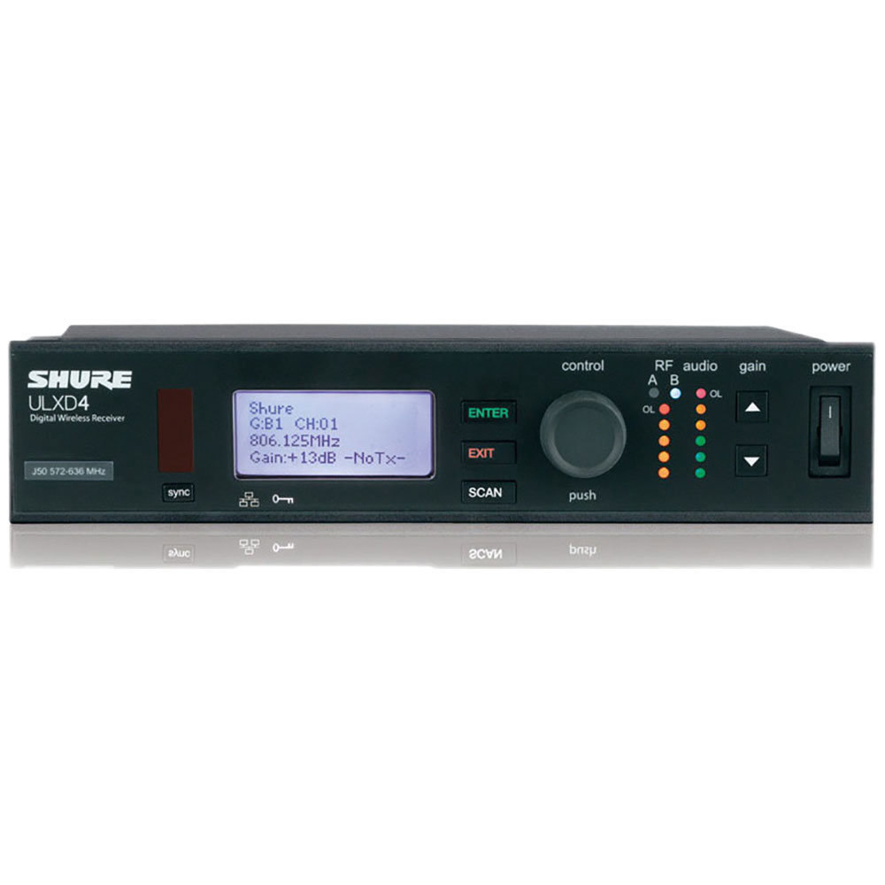 SHURE ULXD4-J51 ワイヤレス受信機