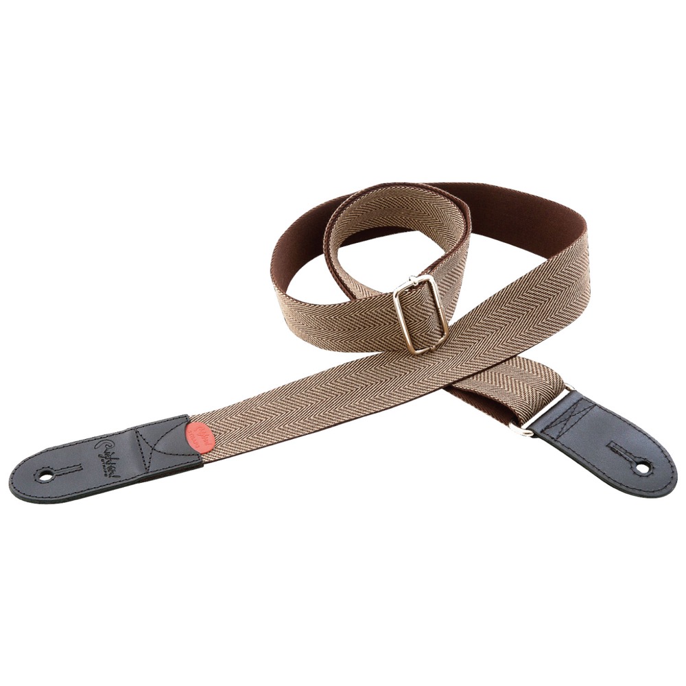 RightOn! Straps ROADRUNNER Series BRIGHTON BROWN ギターストラップ