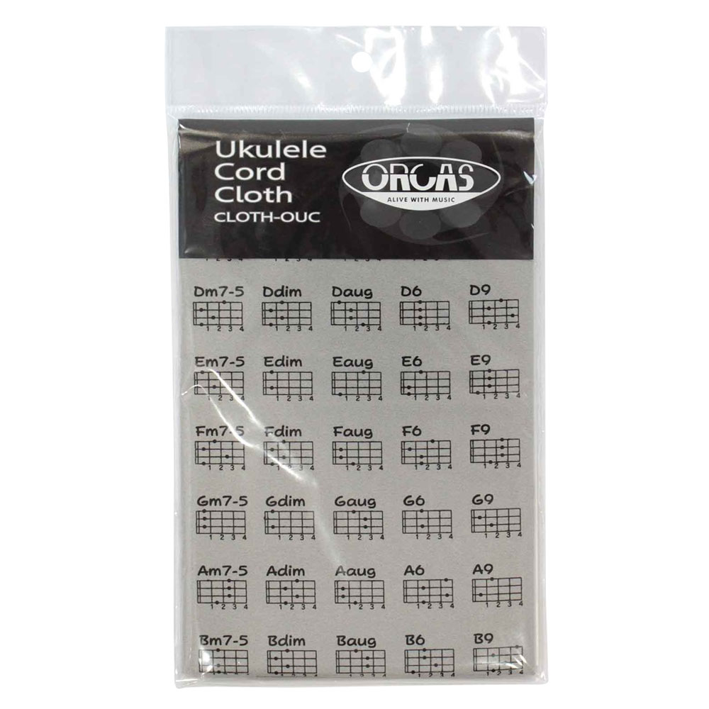 ORCAS CLOTH-OUC UKULELE CORD CLOTH GRY ウクレレコードクロス