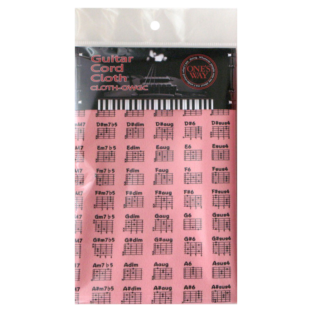 ONE’S WAY GUITAR CODE CLOTH CLOTH-OWGC PNK ギターコード クロス