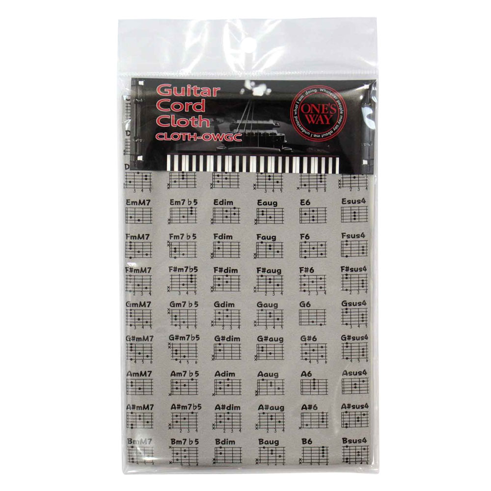 ONE’S WAY GUITAR CODE CLOTH CLOTH-OWGC GRY ギターコード クロス