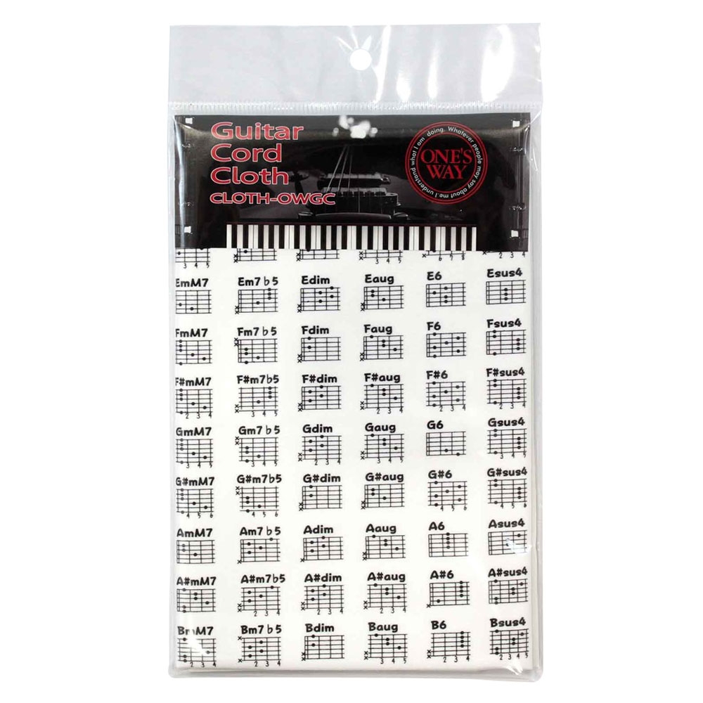 ONE’S WAY GUITAR CODE CLOTH CLOTH-OWGC WHI ギターコード クロス