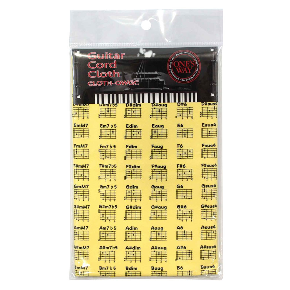 ONE’S WAY GUITAR CODE CLOTH CLOTH-OWGC YEL ギターコード クロス