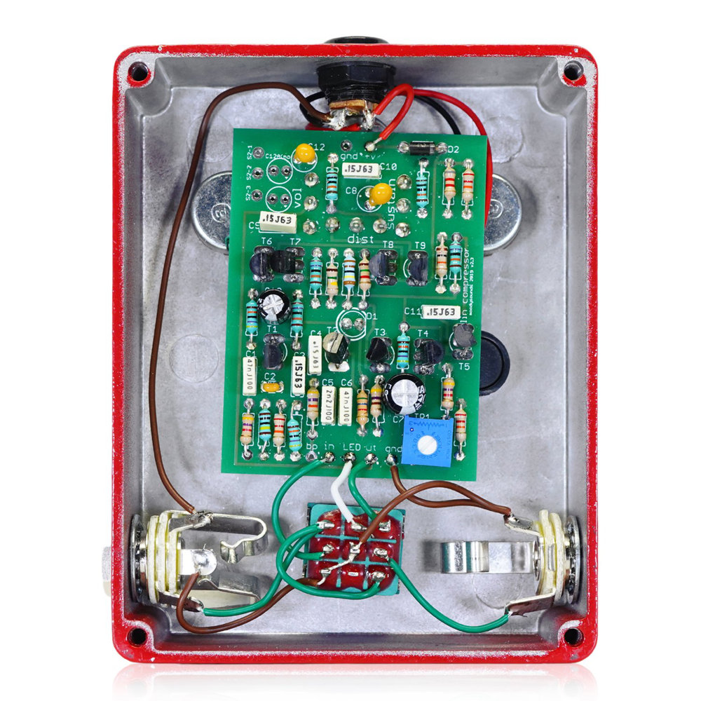 Moody Sounds Carlin Compressor Clone コンプレッサー 内部基盤画像