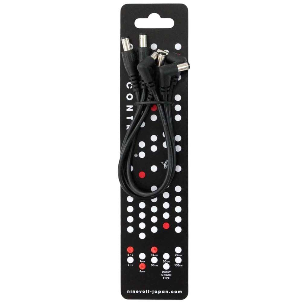 One Control Noiseless DC cable L/S 15cm 3本セット DCケーブル