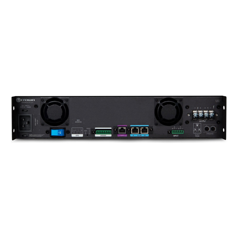 CROWN (AMCRON) DCi 2|2400N パワーアンプ 背面画像