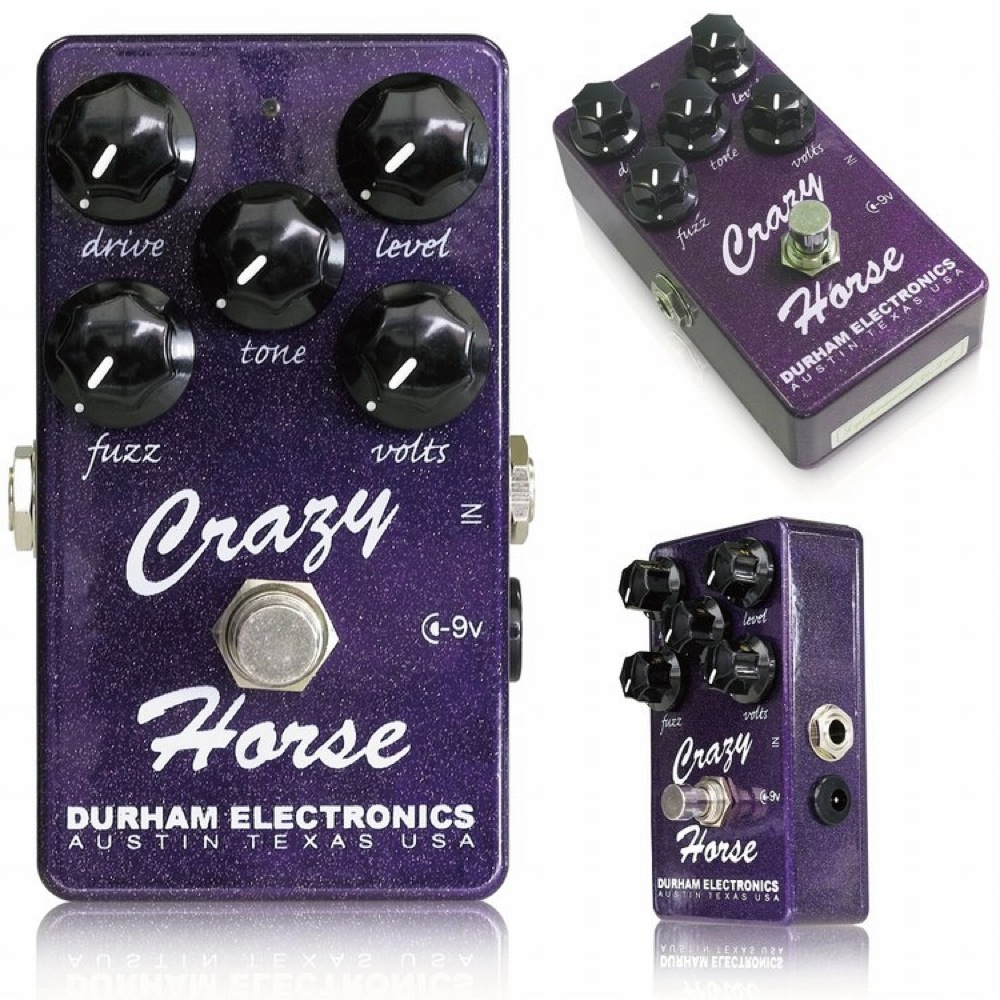 Durham Electronics Crazy Horse Purple Sparkle ファズ エフェクター