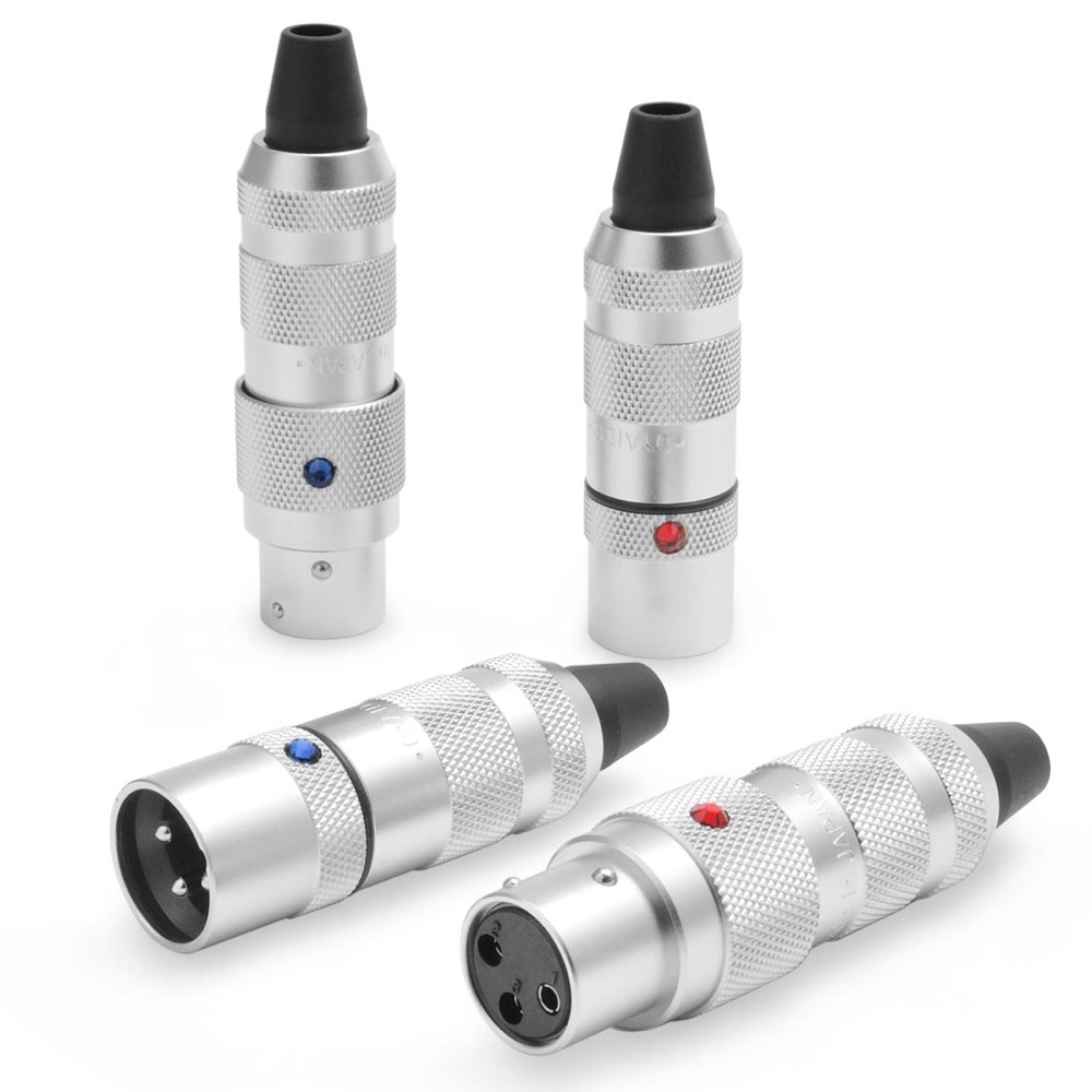 OYAIDE FOCUS 1 ロック式XLRプラグ 4個1組