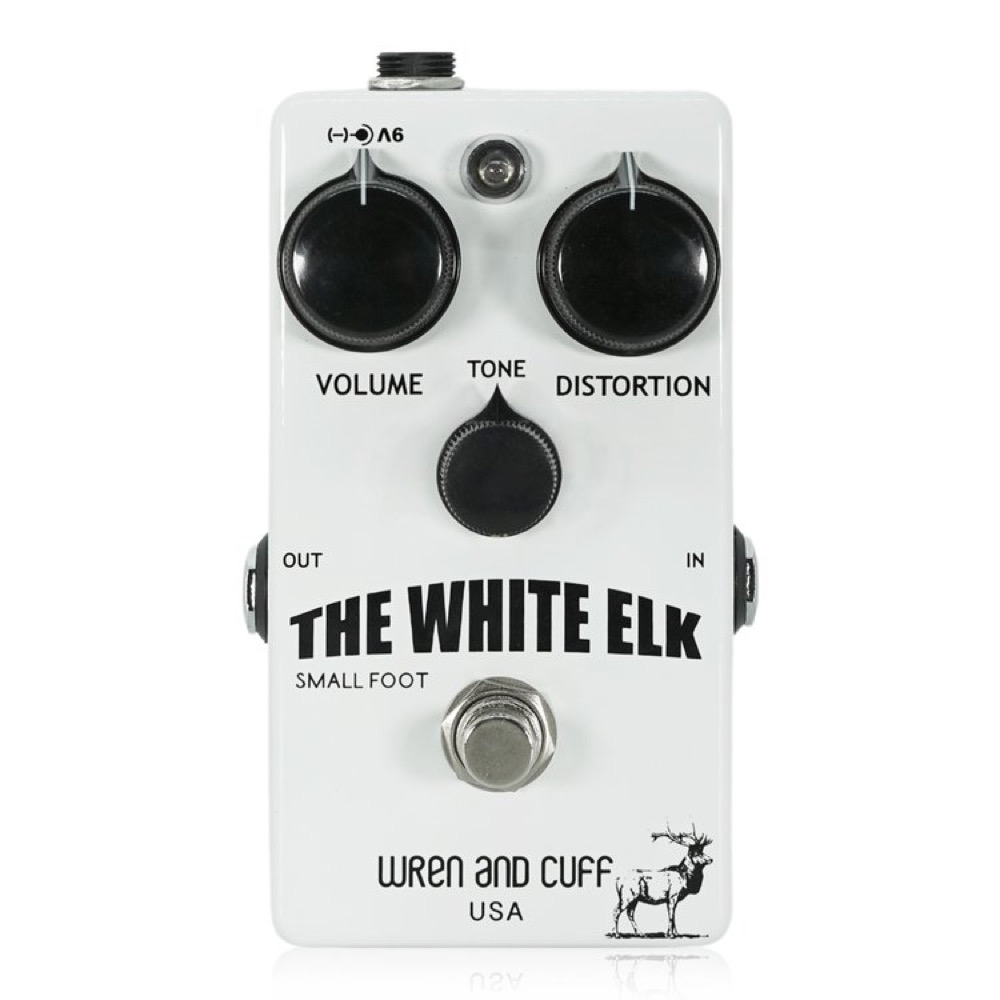 Wren and Cuff White Elk Small Foot ファズペダル 正面画像