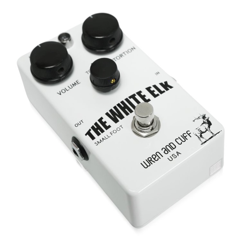 Wren and Cuff White Elk Small Foot ファズペダル 全体画像