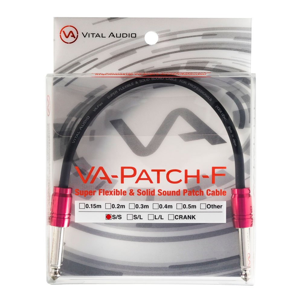 Vital Audio VA-Patch-F-0.3m SS 30センチ パッチケーブル