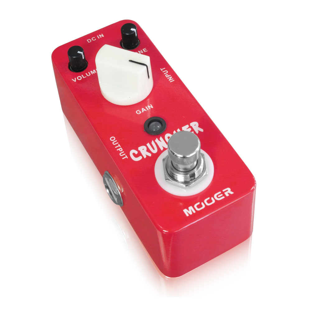 Mooer Cruncher ディストーション エフェクター 全体像