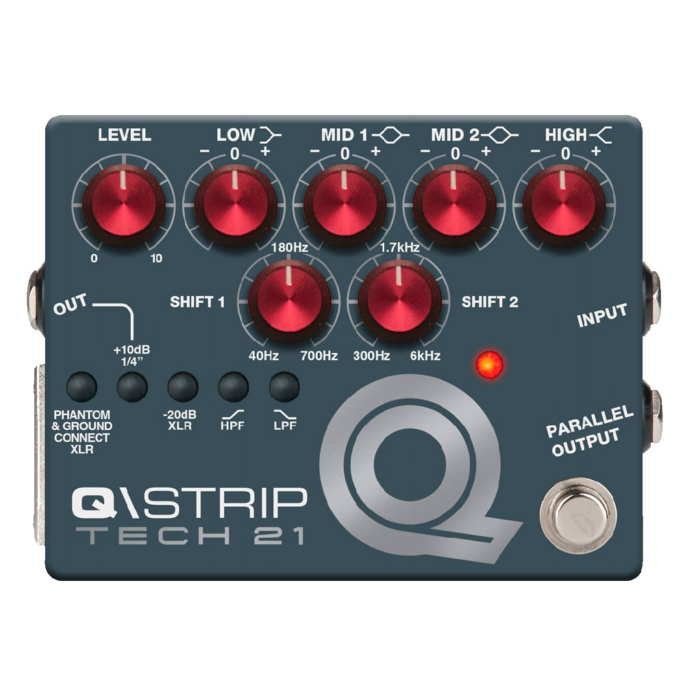 TECH21 Q/STRIP DIボックス アナログチャンネルストリップ(テック21 4 