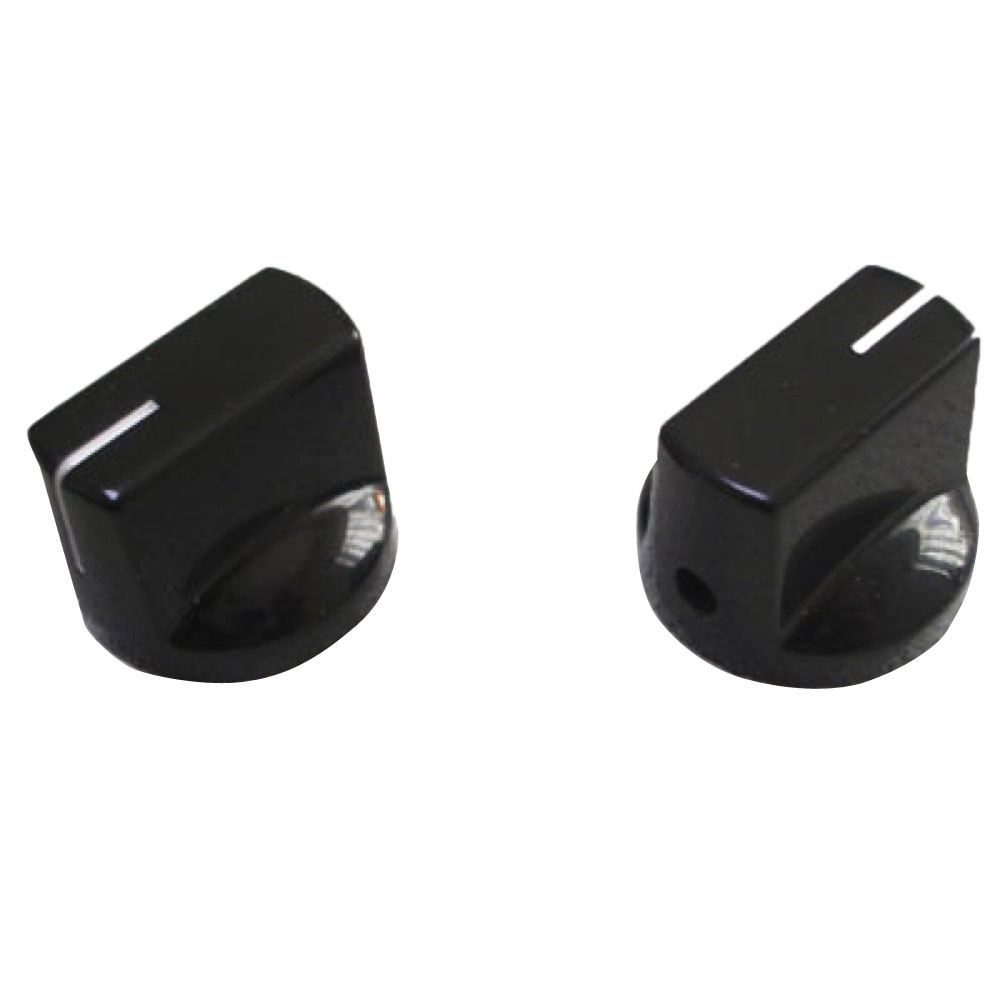 Montreux FULLTONE style knob black (2) No.1050 ギターパーツ
