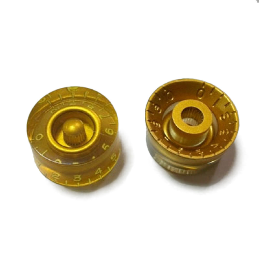 Montreux Vintage Tint Speed knob Gold (2) No.8503 ギターパーツ