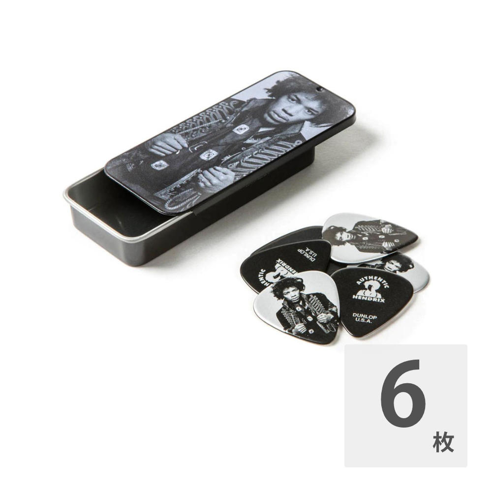 JIM DUNLOP JHCT14H HENDRIX ピック＆ケース 6枚入り