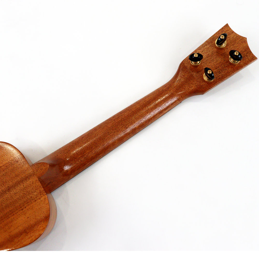 Kelii S-GLN/V ソプラノロングネック ウクレレ ネック裏画像