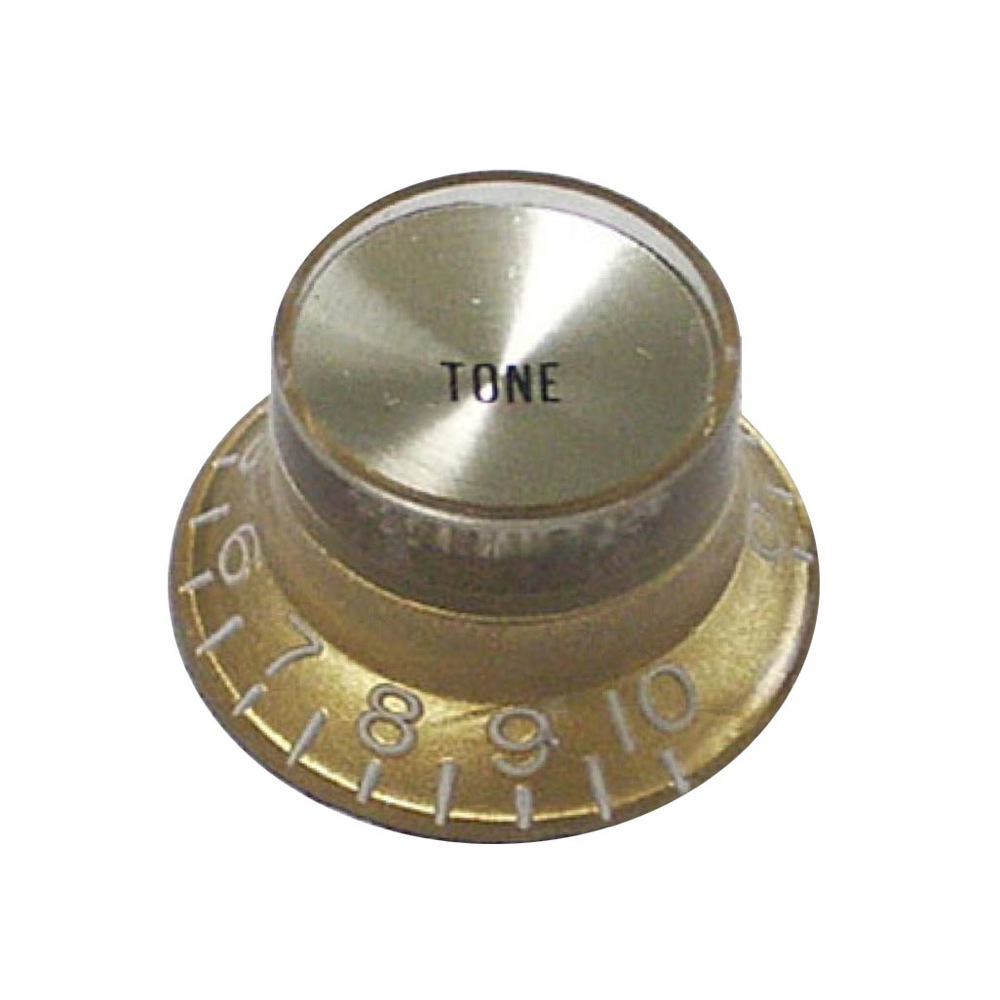 Montreux Metric Reflector Knob Tone Gold (Gold Top) No.8860 ギターパーツ