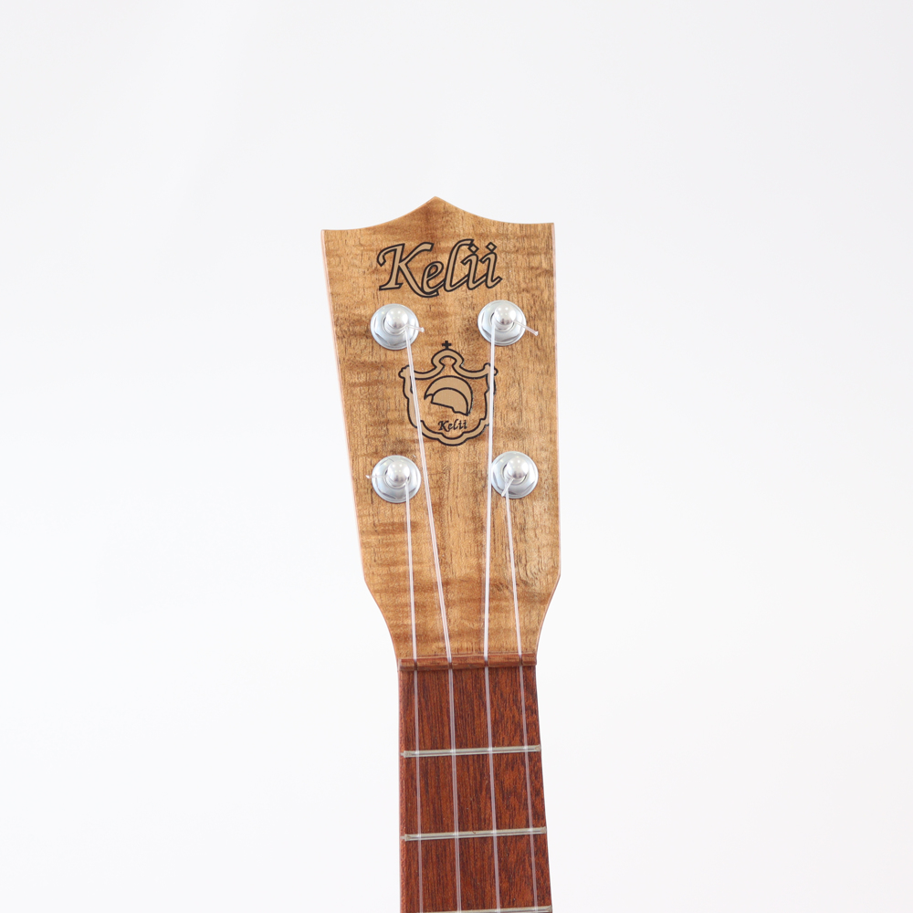 Kelii ケリィ S-BLN/M ソプラノロングネック ウクレレ ヘッド画像