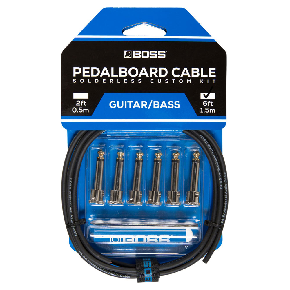 BOSS BCK-6 ソルダーレスケーブルキット プラグ6個+ケーブル150cm