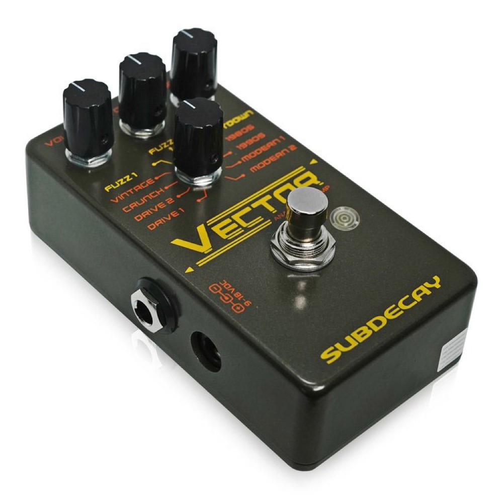 Subdecay Vector ギターエフェクター 斜めアングル画像