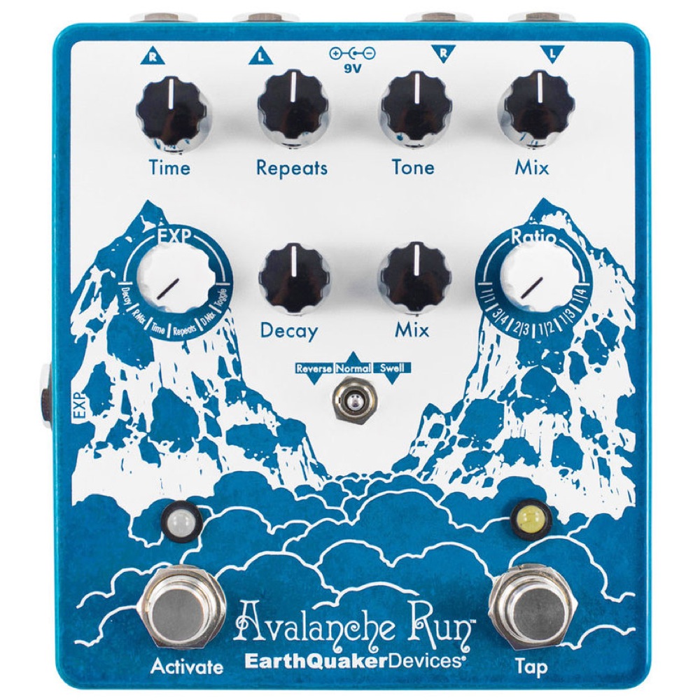 EarthQuaker Devices Avalanche Run ディレイ＆リバーブ ギターエフェクター