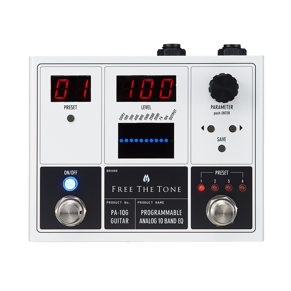 Free The Tone PA-1QG PROGRAMMABLE ANALOG 10 BAND EQ ギターエフェクター