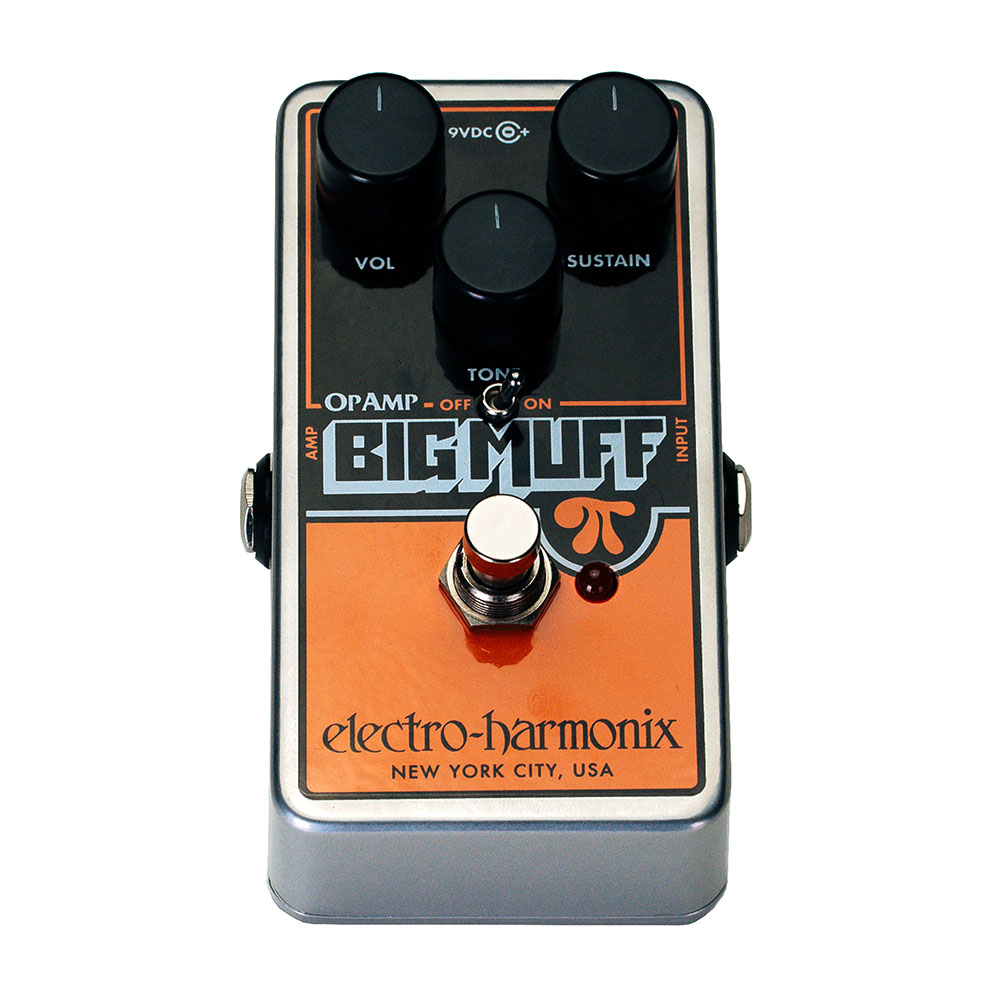 ELECTRO-HARMONIX OP-AMP Big Muff Distortion Sustainer ディストーション 全体像