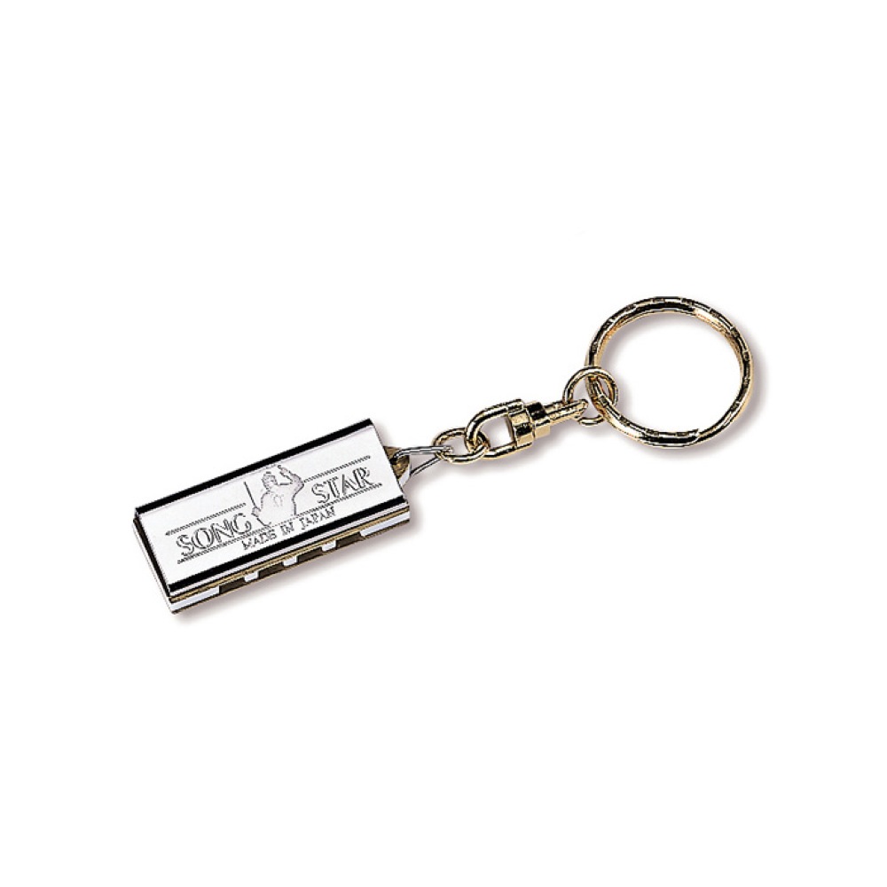 SUZUKI K-1200 4穴8音 ミニハーモニカ キーホルダータイプ