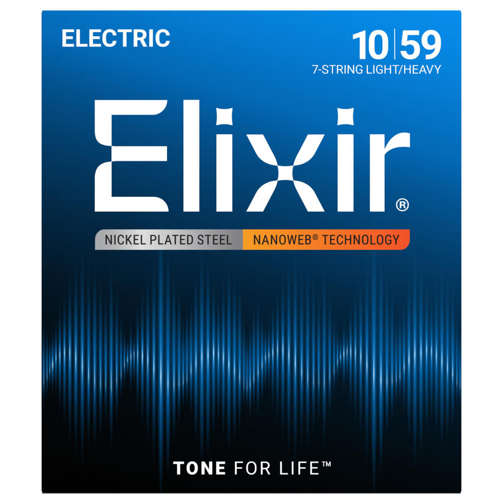 ELIXIR 12074 NANOWEB 7-String Light/Heavy 10-59 7弦 エレキギター弦