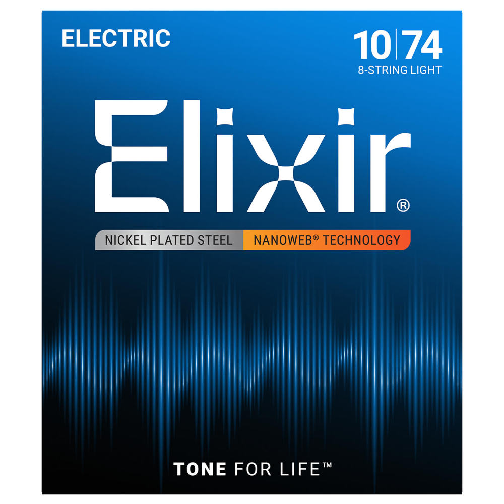 ELIXIR 12062 NANOWEB 8-String Light 10-74 8弦 エレキギター弦