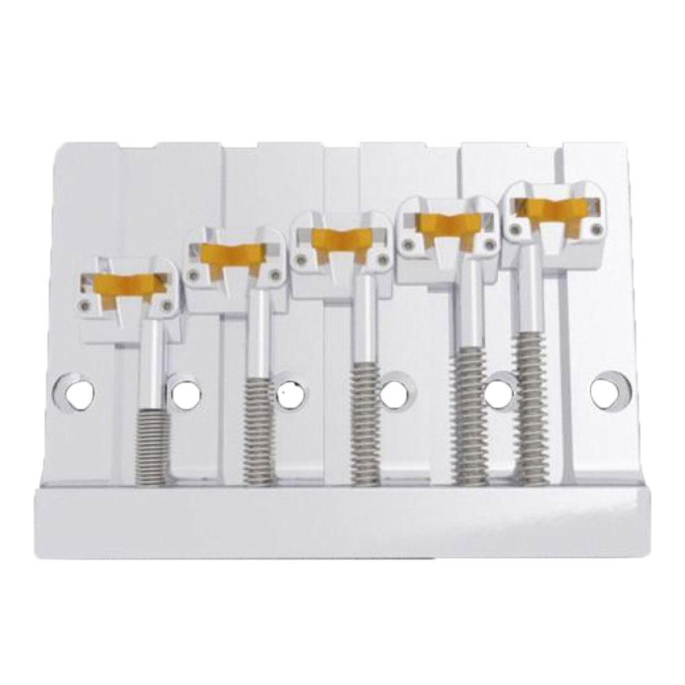HIPSHOT 5 String KickAss Bass Bridge Chrome 5弦ベース用ブリッジ