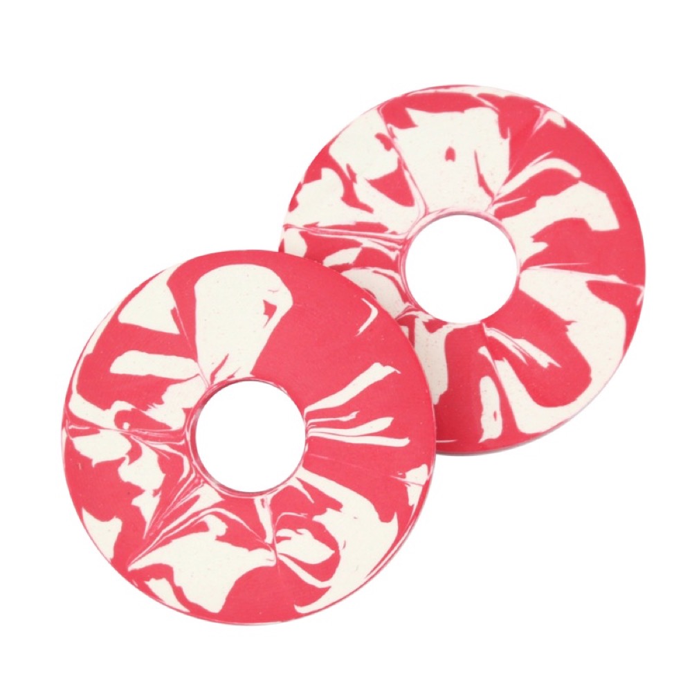 HARRY'S STRAP RUBBER MARBLE RD/WH ストラップラバー マーブル 2個1組