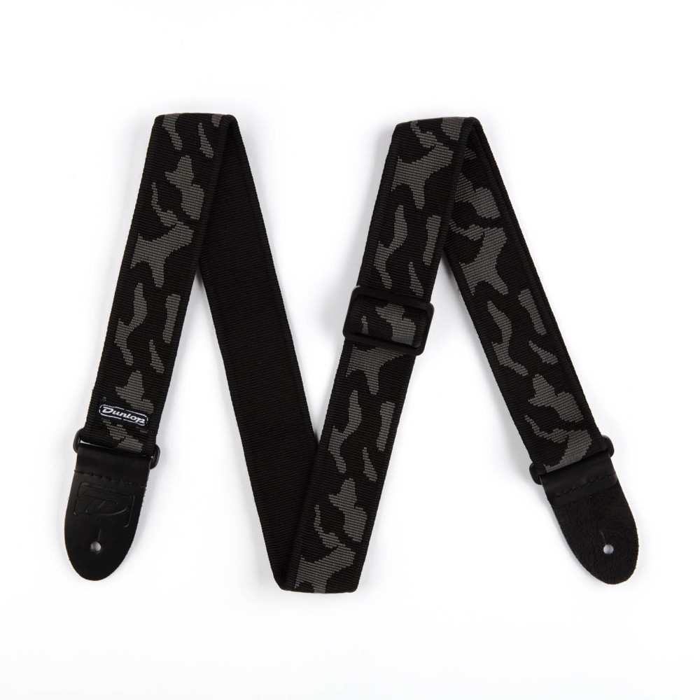 JIM DUNLOP D3810GY Classic Woven Straps Cammo Gray ギターストラップ