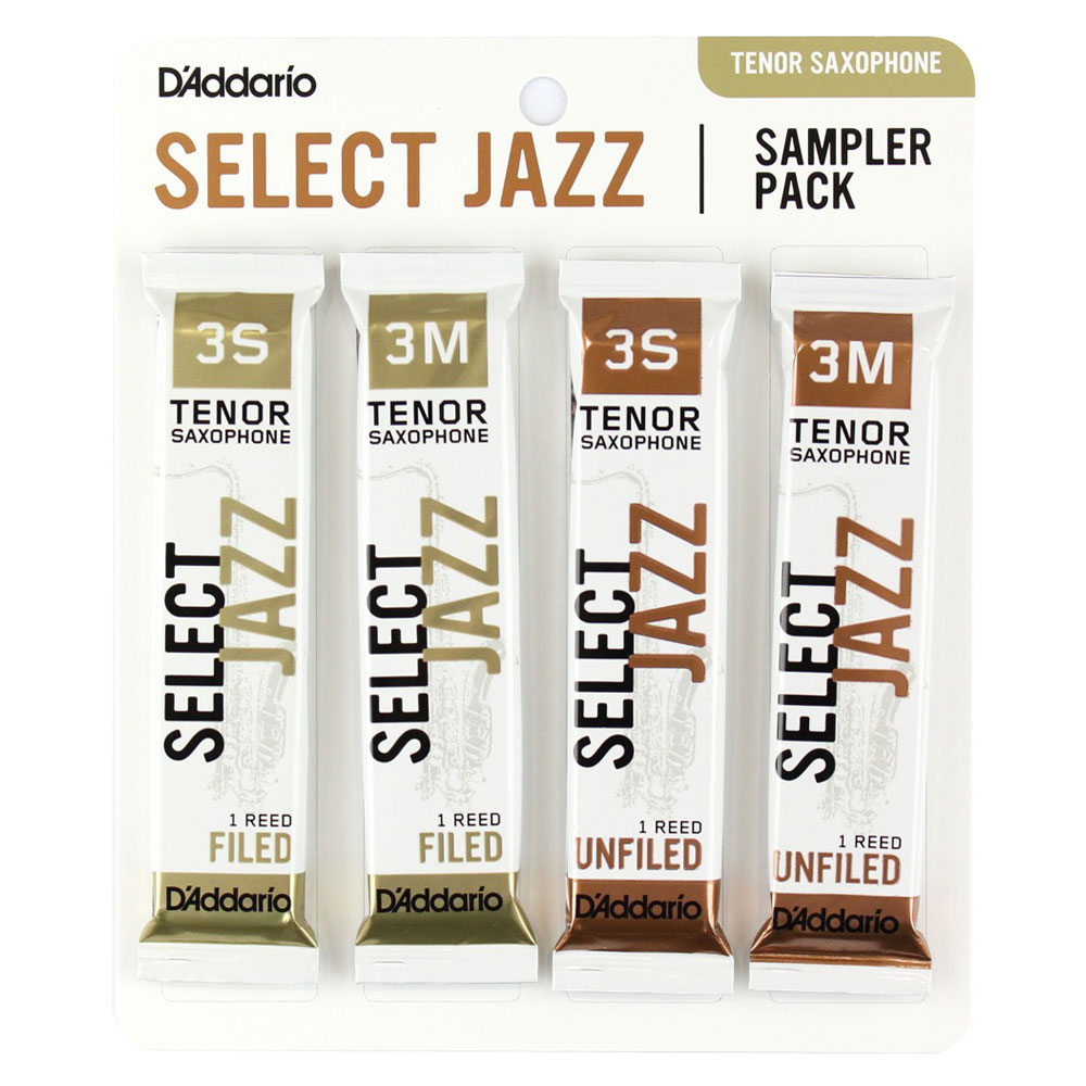 D’Addario Woodwinds/RICO LDADSPJZSTS3S ジャズセレクト テナーサックス リード サンプラーパック [F3S F3M UF3S UF3M]