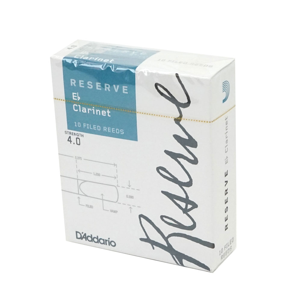 D’Addario Woodwinds/RICO LDADREECL4 レゼルヴ E♭クラリネットリード [4]