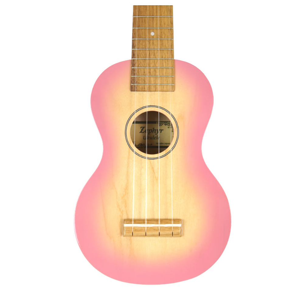 ZEPHYR No.22-P ソプラノウクレレ ボディのアップ画像
