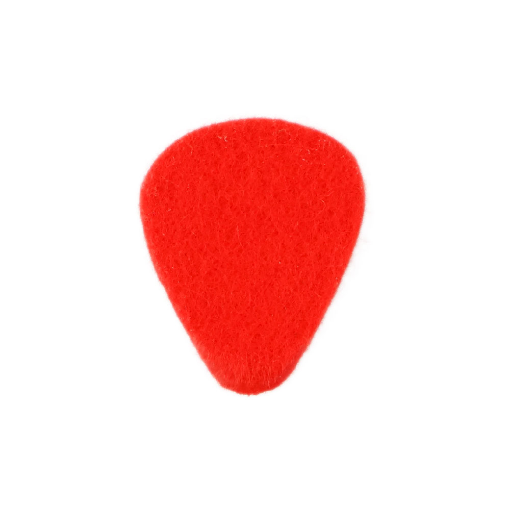 Famous FELT PICK RED フェルト製ピック 1枚