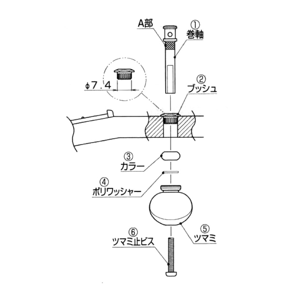 Famous PEGU-A GOTOH製 ウクレレ用ペグ GOTOH製 ウクレレ用ペグ 取り扱い方法 画像