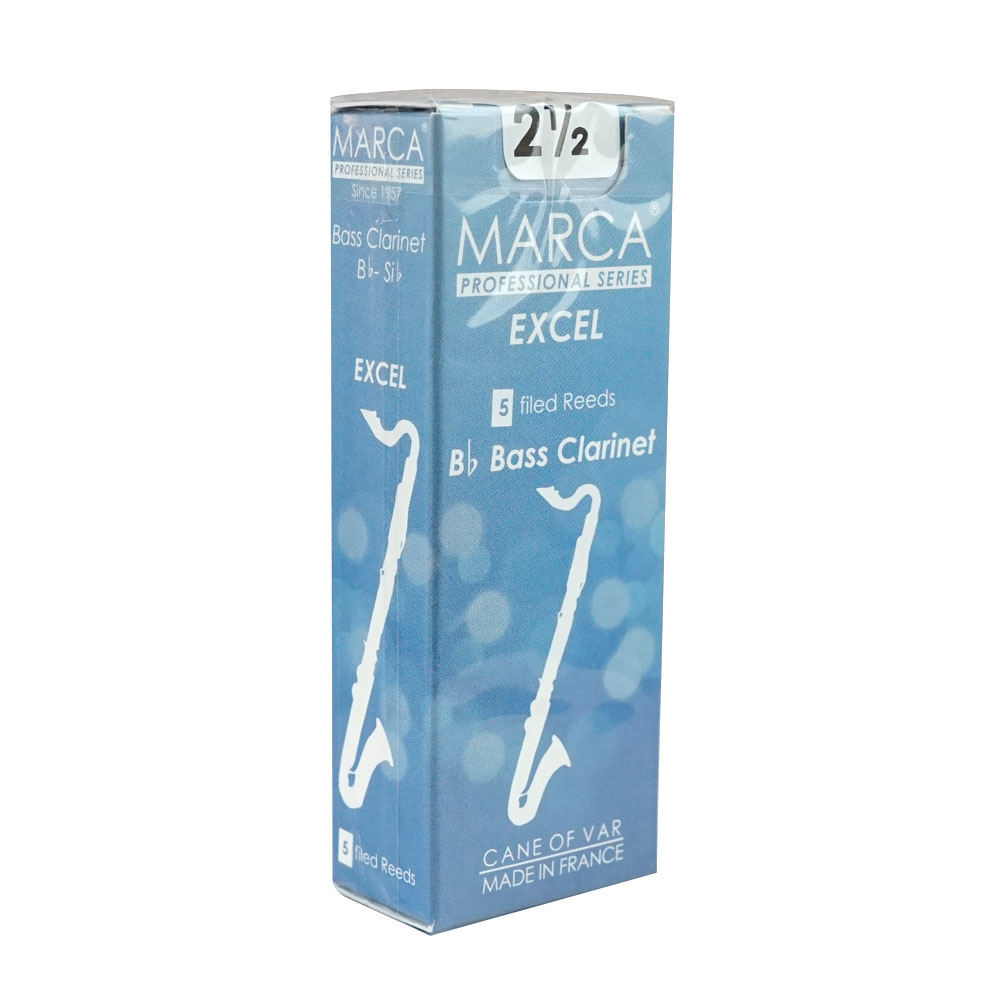 MARCA EXCEL バスクラリネット リード [2.1/2] 5枚入り