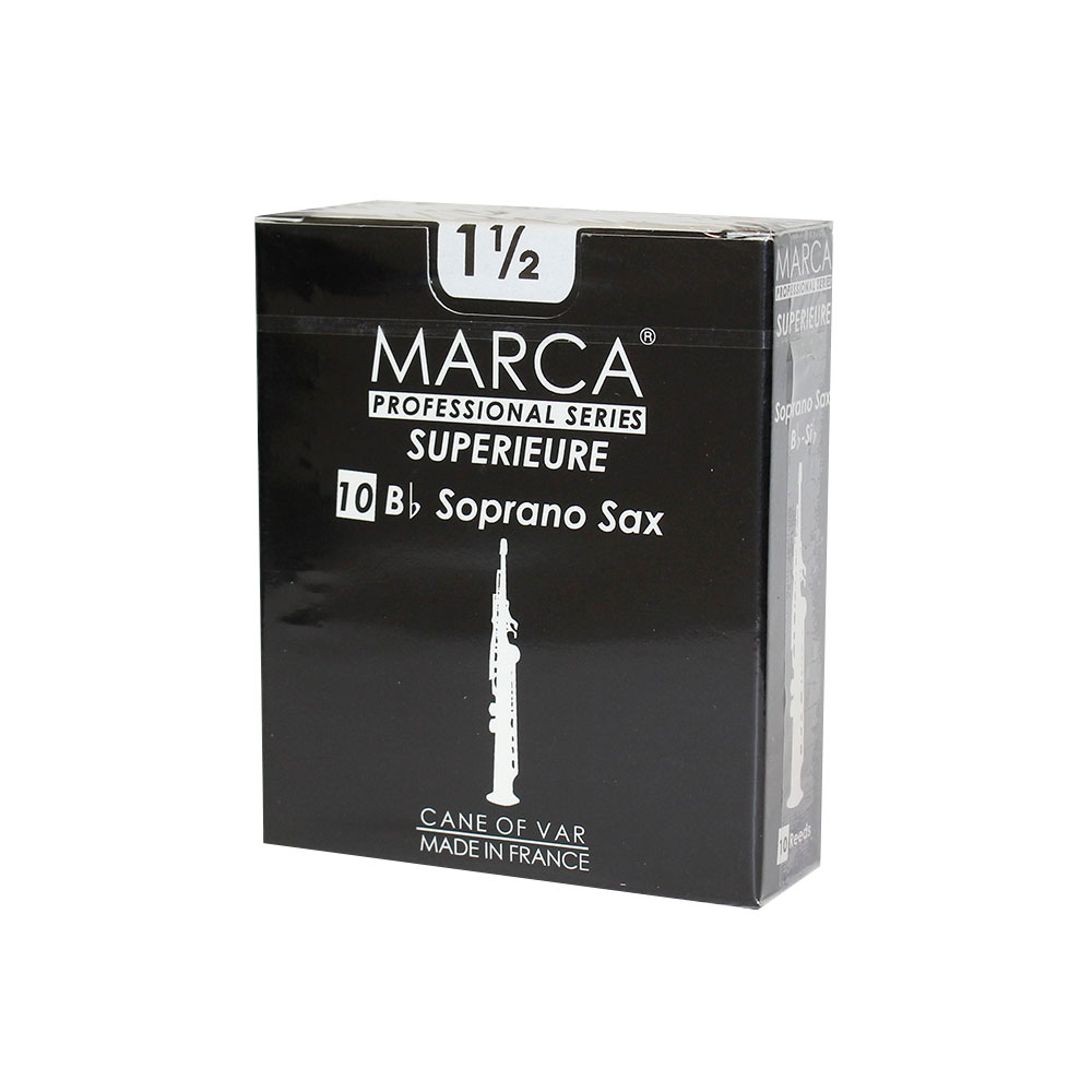 MARCA SUPERIEURE ソプラノサックス リード [1.1/2] 10枚入り